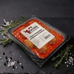 Italiaanse Rundsgehaktbal met Mozzarella in Tomatensaus